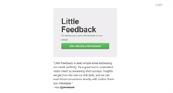 Desktop Screenshot of littlefeedback.com